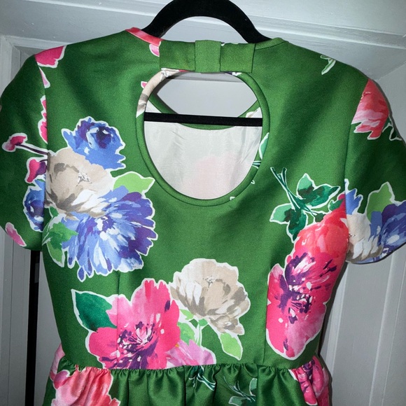 Kate Spade Green Floral Dress - Picture 5 of 8